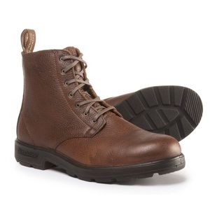 Lace-Up Boots - Leather, Factory 2nds - US size 8.5